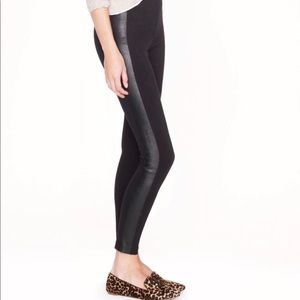 J Crew Leather Detail Pixie Pant